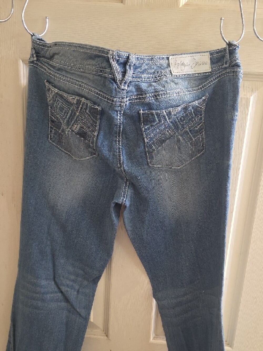 Ariya Light Blue Straight Leg Jeans - Picture 4 of 5